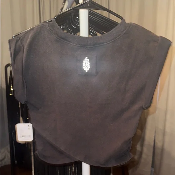 NWT FP Movement by Free People Dark Gray Muscle Tee - Picture 6 of 6